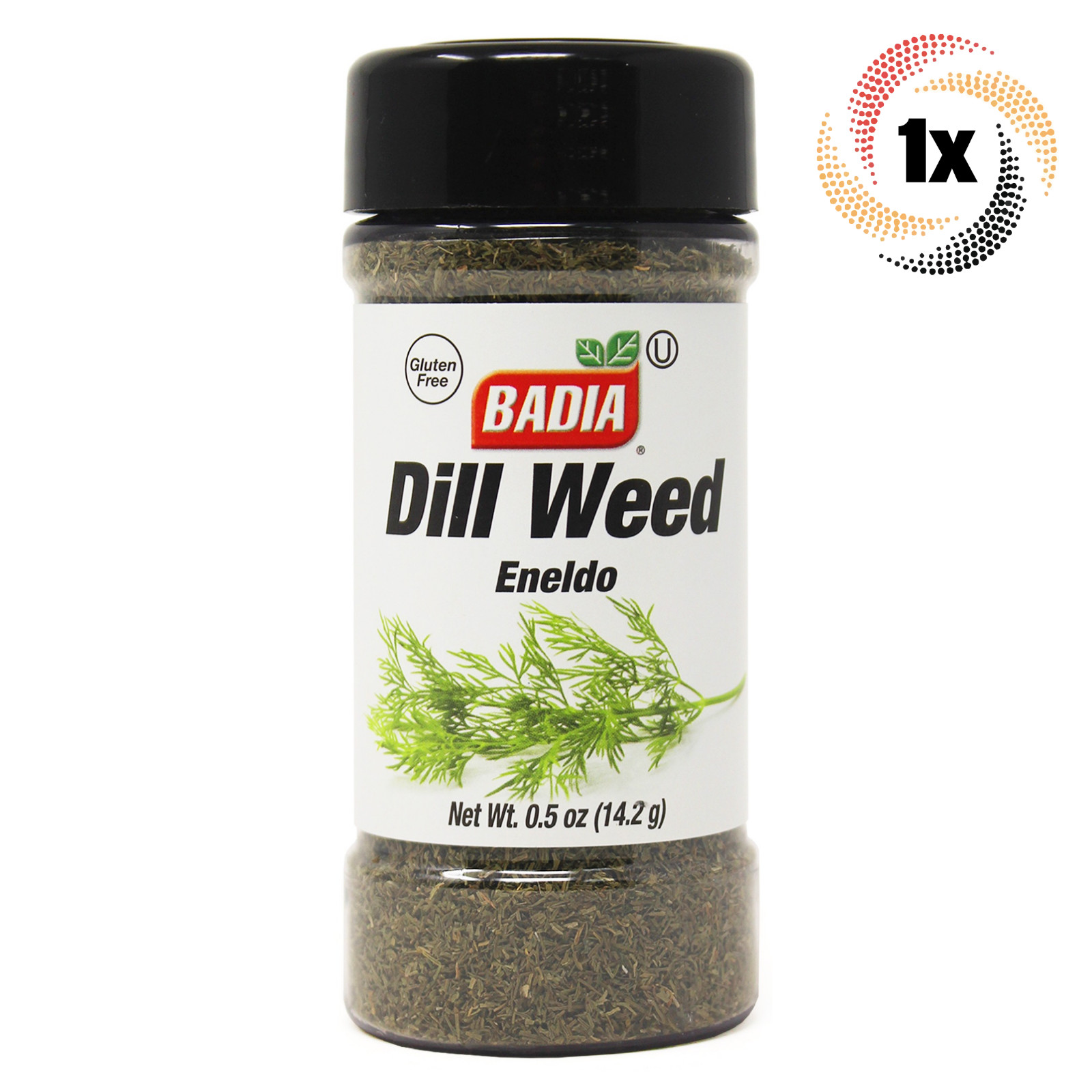 1x Shaker Badia Dill Weed Seasoning | .5oz | Gluten Free No MSG Kosher