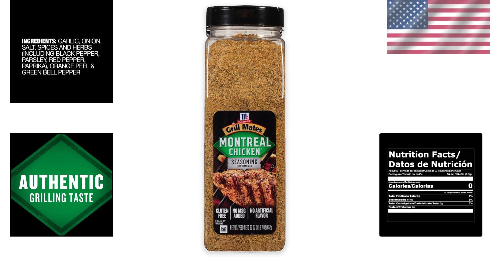 Montreal Chicken Seasoning for Meats & Seafood