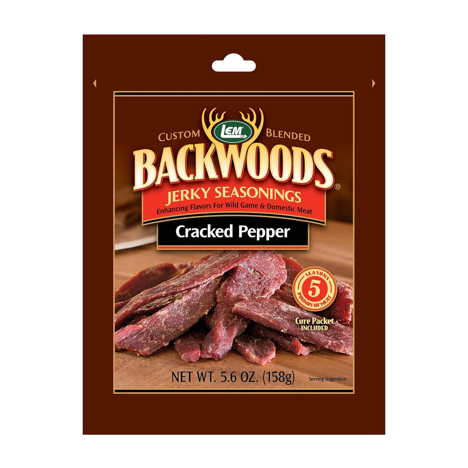 Backwoods Cracked Pepper Seasoning with Cure Packet