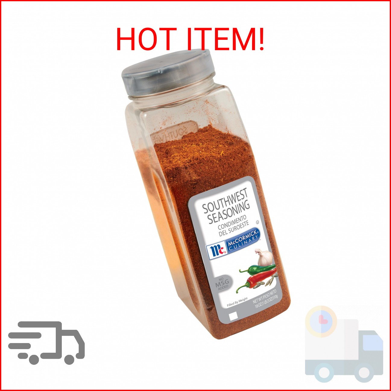 McCormick Culinary Southwest Seasoning, 18 oz – One 18 Ounce Container of Southw