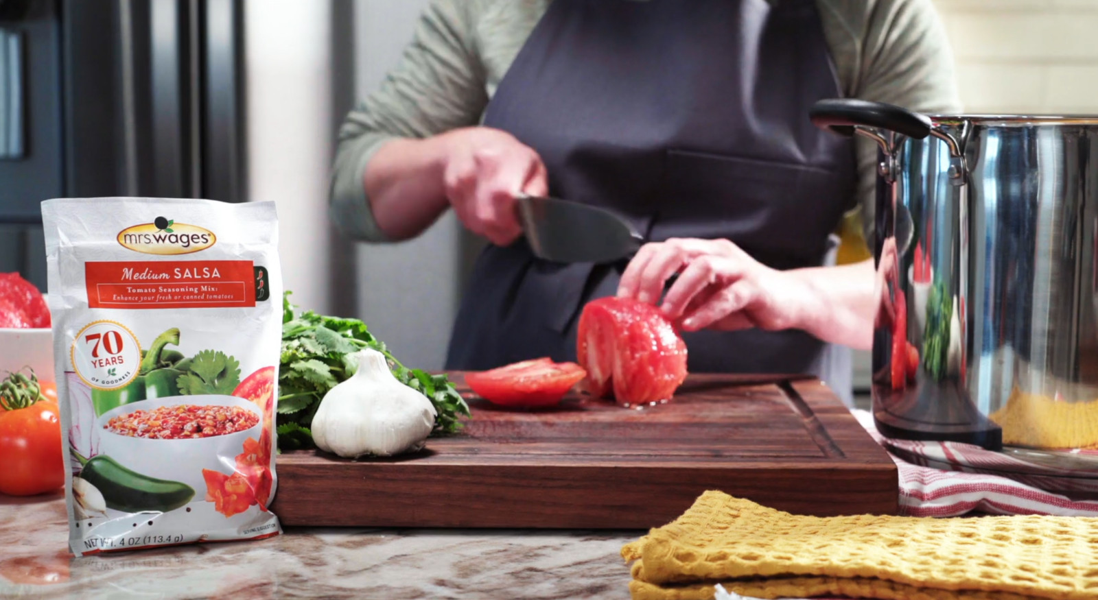 Mild Salsa Canning Mix – Easy Homemade Salsa, Mild Spice, 4 oz Packet, 12 Pack