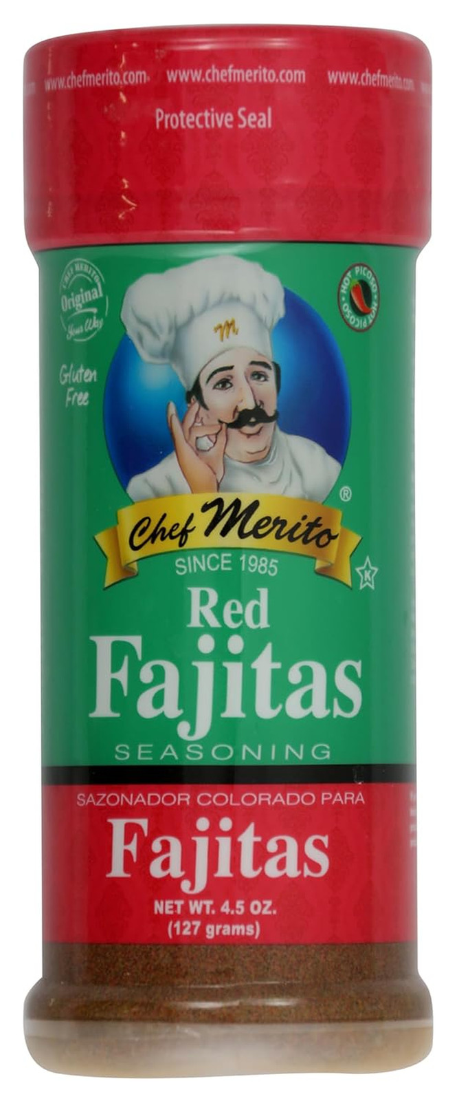 | Red Fajitas Seasoning | 1 Bottle | 4.5 OZ | Authentic Latin Flavor since 1985