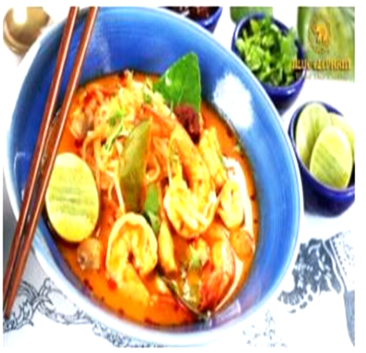 6 x Blue Elephant Tom yam chilli paste 70g.Natural Product No Preservatives