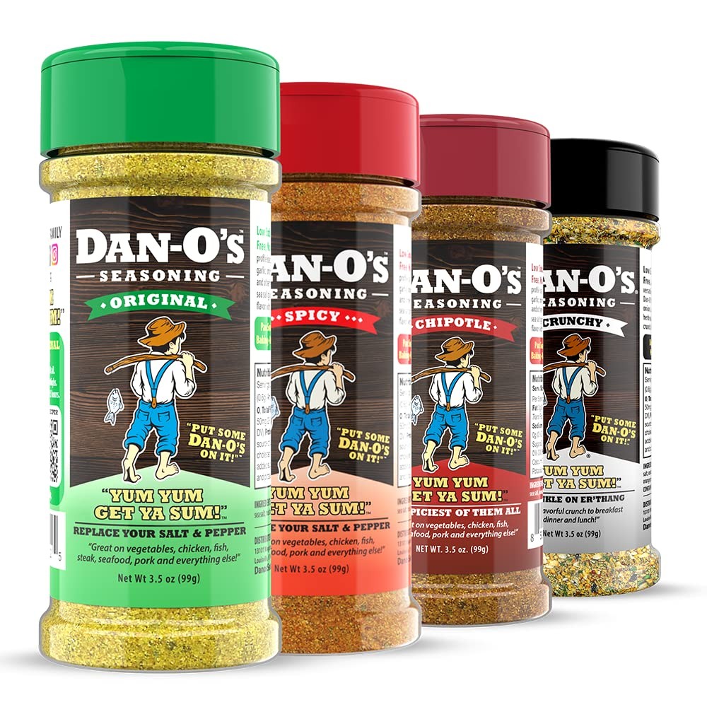Seasoning Small 4 Bottle Combo | Original, Chipotle, Spicy, & Crunchy | 4 Pac…