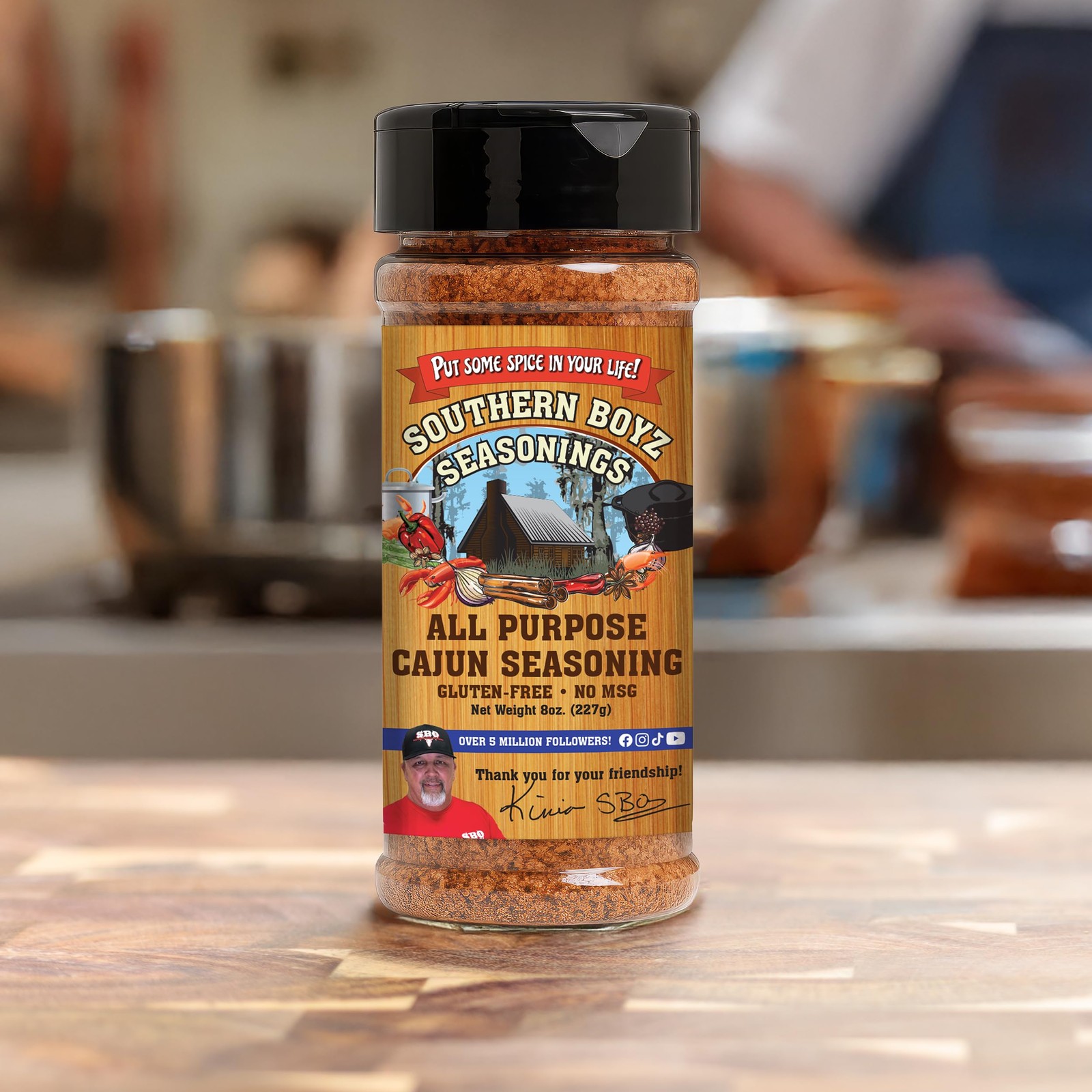 Southern Boyz Seasoning All-Purpose Cajun – 8 Ounce (Pack of 1)