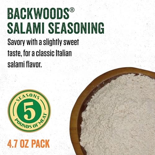 LEM Backwoods Cured Sausage Seasoning with Cure Packet, Salami Sausage