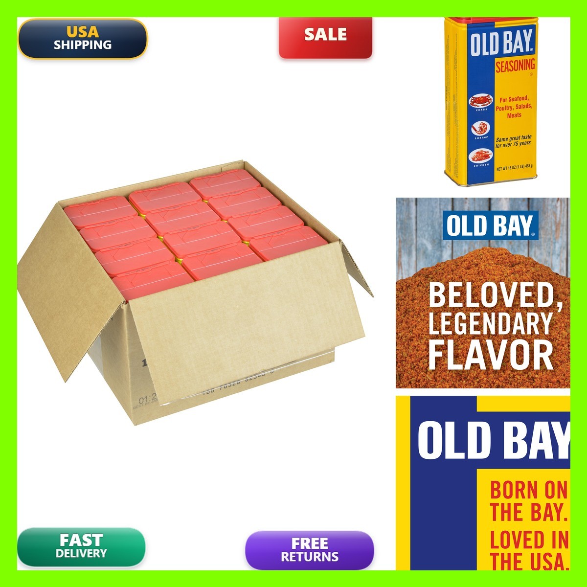 Old Bay Seasoning 16 Oz Pack Of 12