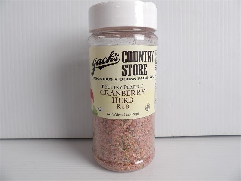 Jack’s Poultry Perfect Cranberry Herb Rub, 9 oz.
