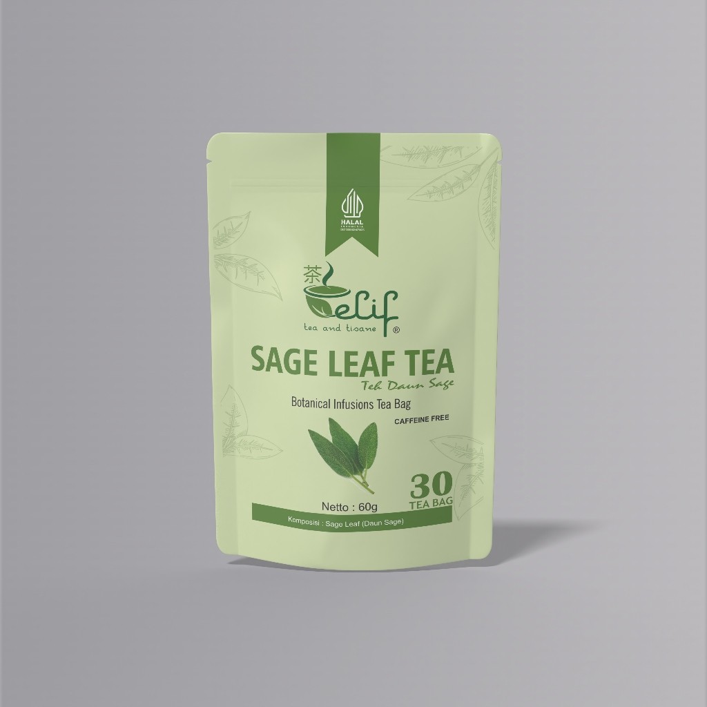 Sage Tea 30 Bags Herbal Infusion For Daily Ritual Botanical Blend