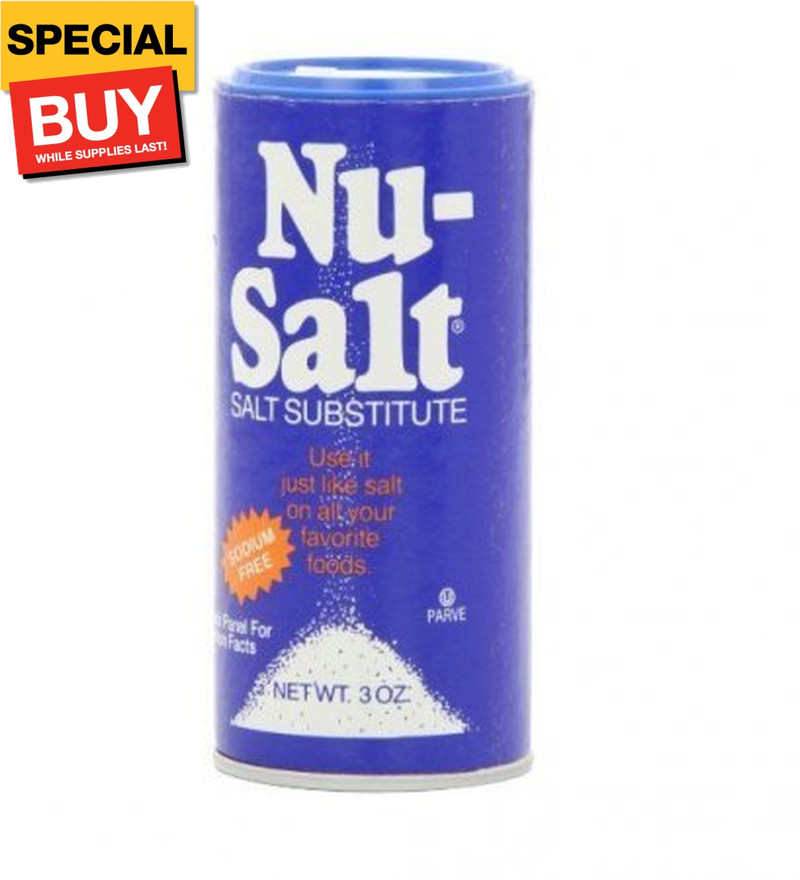 Nu Salt Salt Substitute 3 oz (pack of 5)