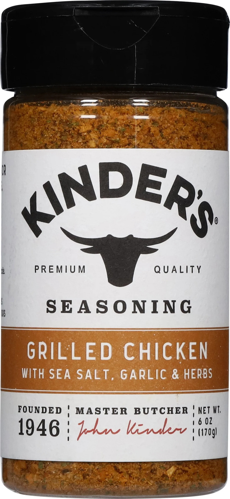 Grilled Chicken Seasoning Blend with Garlic, Sea Salt, and Herbs 6 Oz