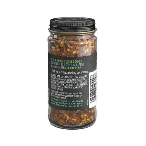 Organic Pickling Spice 2.12 Oz By Frontier Coop