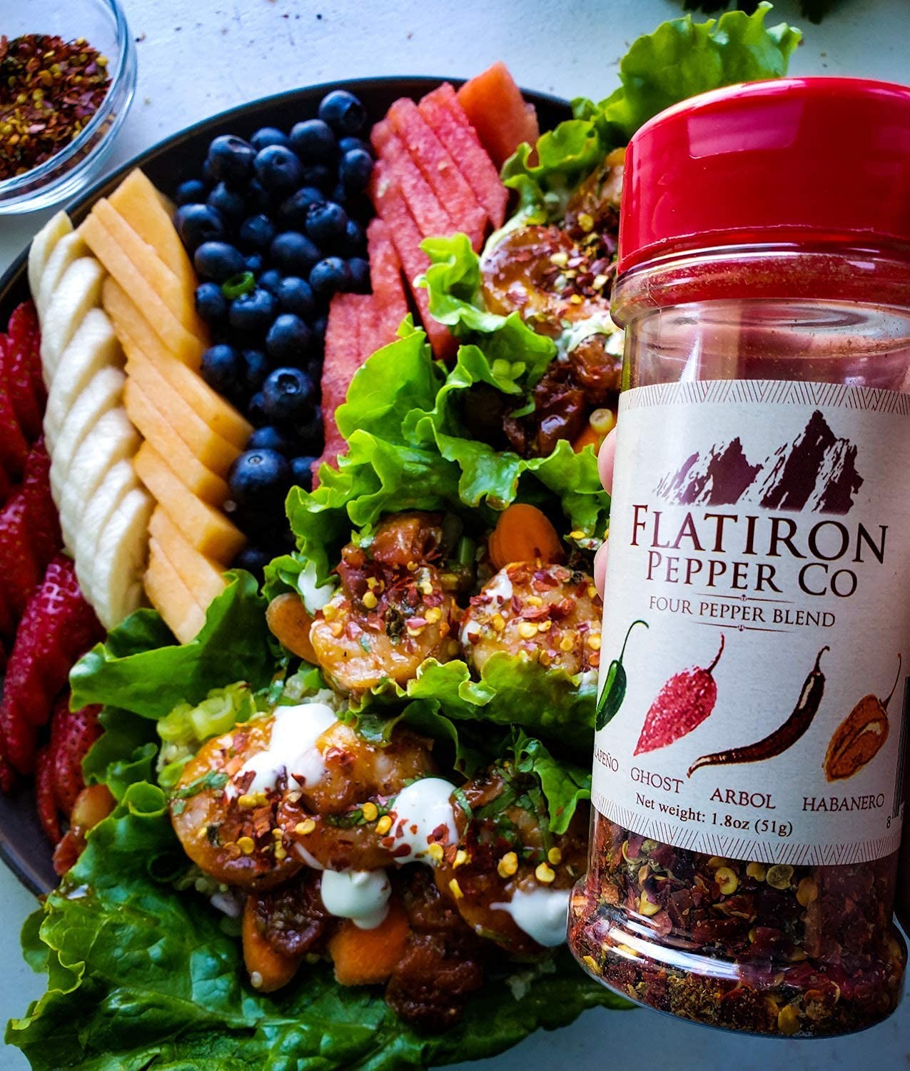 Four Pepper Blend – Premium Red Chile Flakes with Habanero, Jalapeno, Arbol,