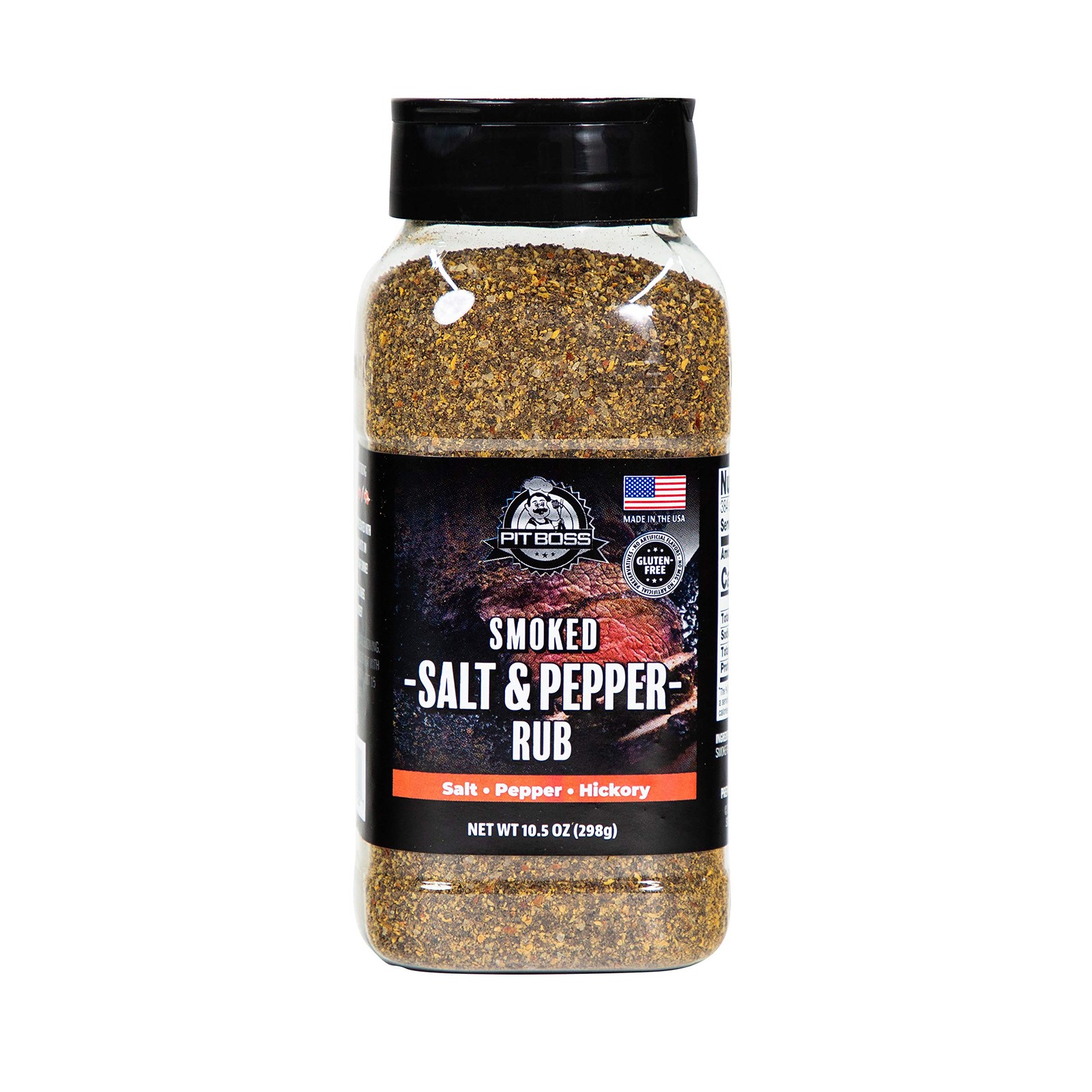 Pit Boss Smoked Salt Pepper Rub 10.5oz Multicolored Gluten Free Wood Fired Fl…
