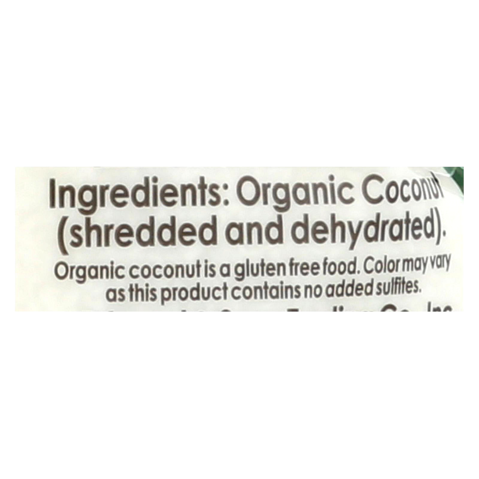 Let’s Do Organics Organic Lite Shredded – Coconut – Case Of 4 – 8.8 Oz.