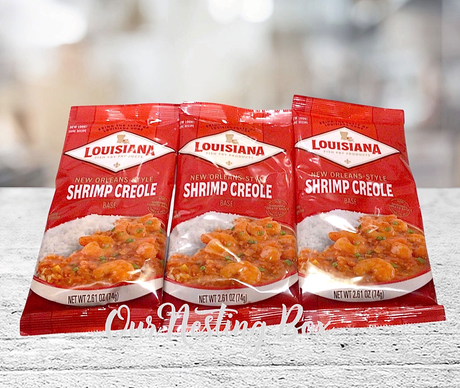 3 Louisiana Fish Fry New Orleans Style Shrimp Creole Base Mix 2.61oz