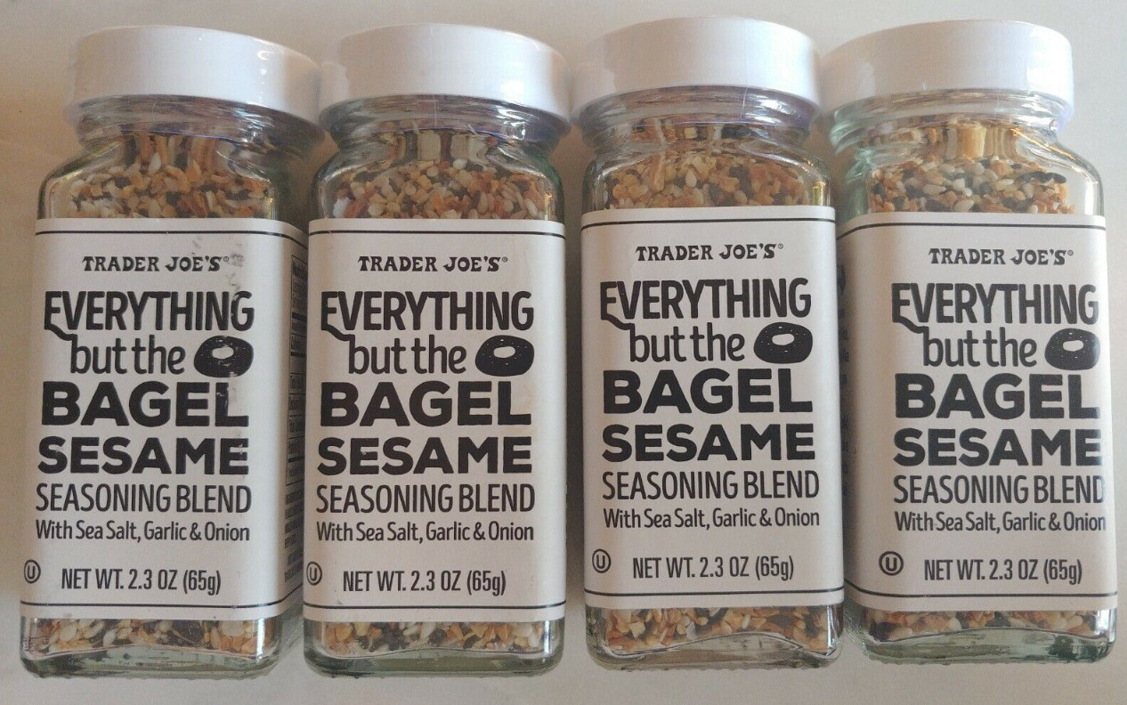 4x Trader Joe’s Everything but the Bagel Sesame Seasoning Blend Spice 2.3 oz ea