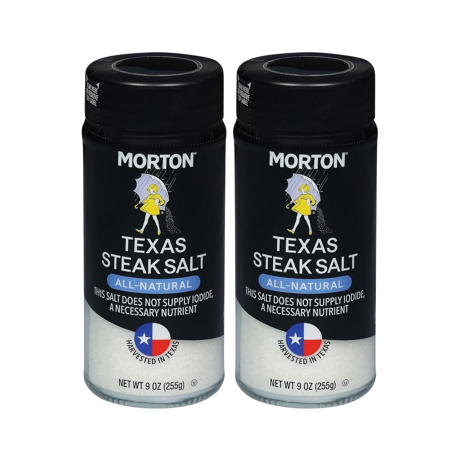 Authentic Texas Steak Salt in 9oz Glass Jars – Elevate Your Grilling Game