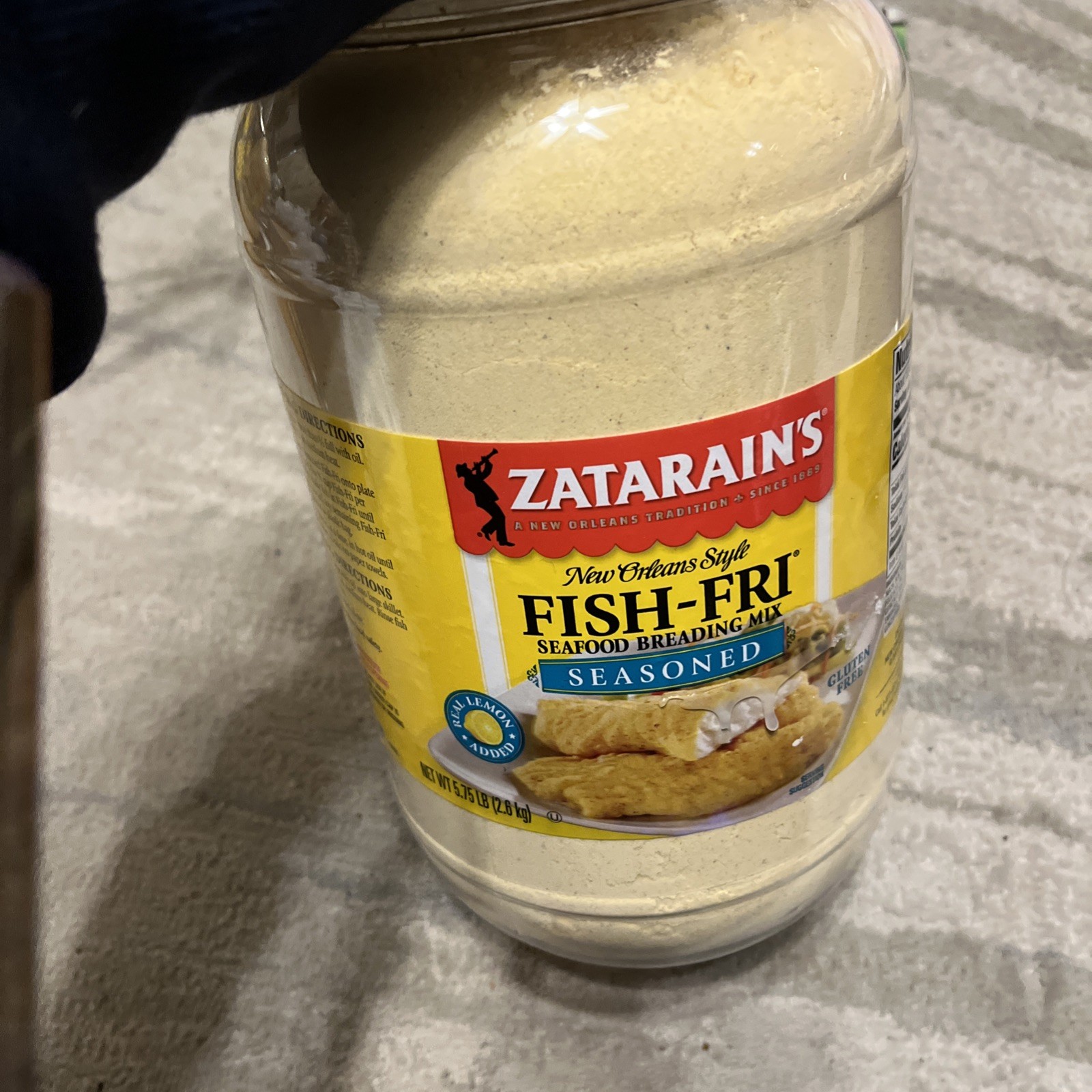 Zatarain’s Seasoned Fish Fri Seafood Breading Mix, 5.75 lb