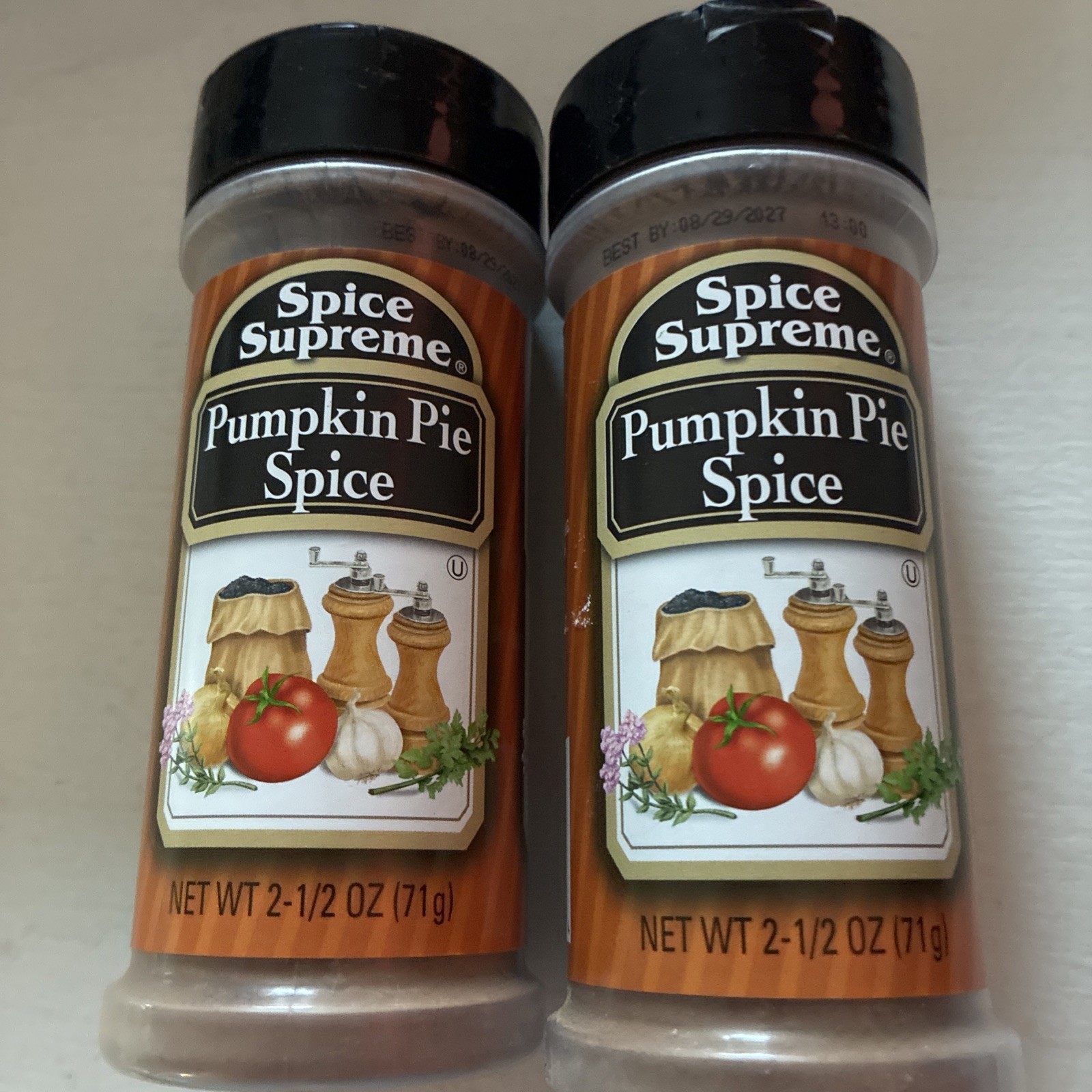 Spice Supreme Pumpkin Pie Spice, 2.5 Oz Size (2 Pack) Free Ship