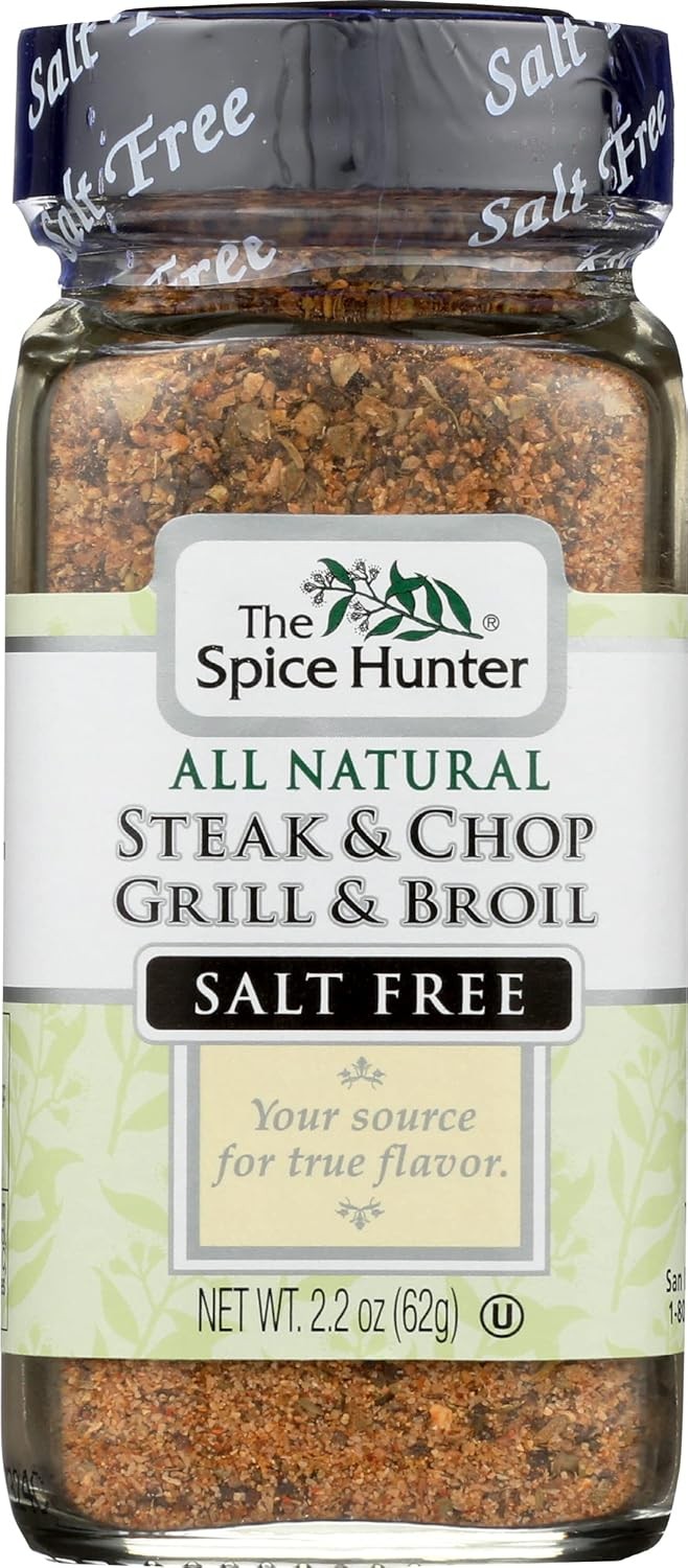 Spice Hunter The Steak Chop Grill Broil Blend Jar, Black Pepper, 2.2oz (2 Pack)