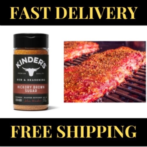 NEW Original Kinder’s Hickory Brown Sugar Barbecue Rub and Seasoning, 5 oz