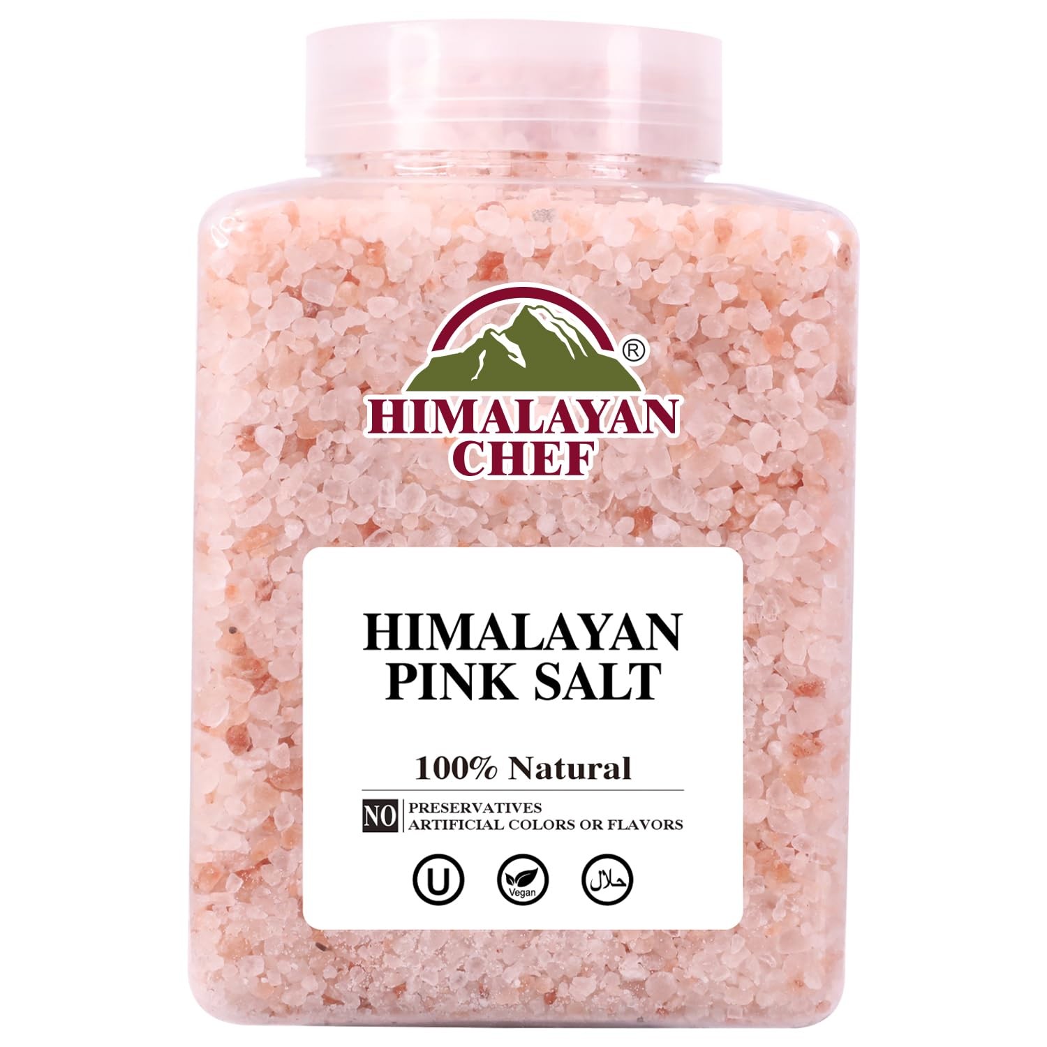 Himalayan Chef Pink Salt Coarse Grain, 5 80 Ounce (Pack of 1),