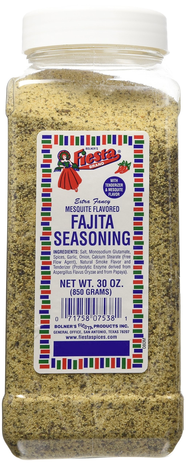 Bolner’s Mesquite Fajita Seasoning 30oz