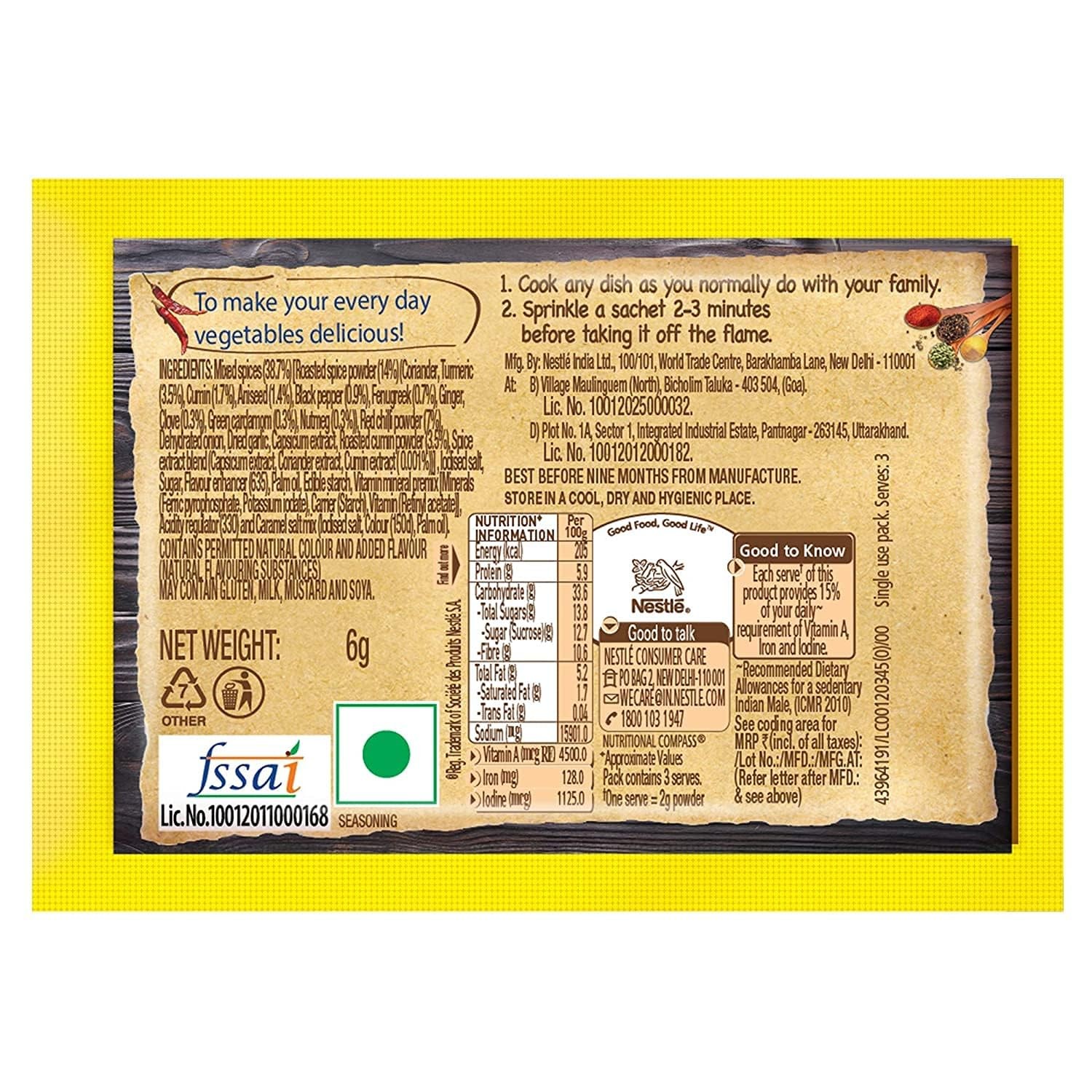 Maggi Masala A Magic 6Gm (Pack Of 40) 0.21 Ounce of