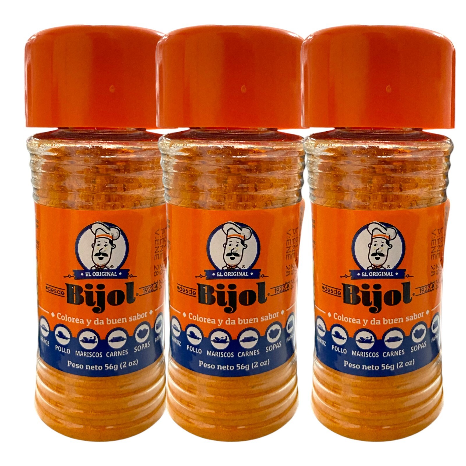 Bijol Condiment, Perfect for Yellow Rice, Paella, Meat, Chicken, Fish, Soups, St