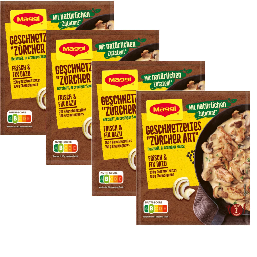 Maggi Geschnetzeltes ZURICHER Art creamy mushroom dish spice packet-FREE SHIP