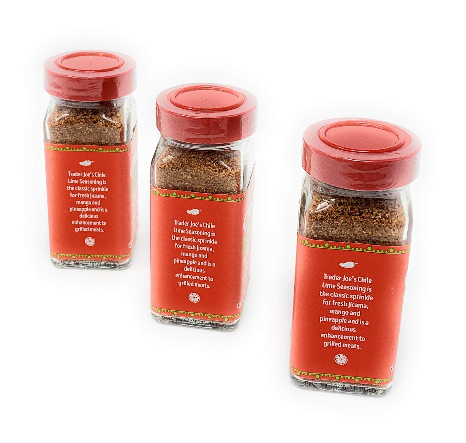 Trader Joe’s Chile Lime Seasoning Blend 2.9oz Coarse Spice for Fruits Veggies