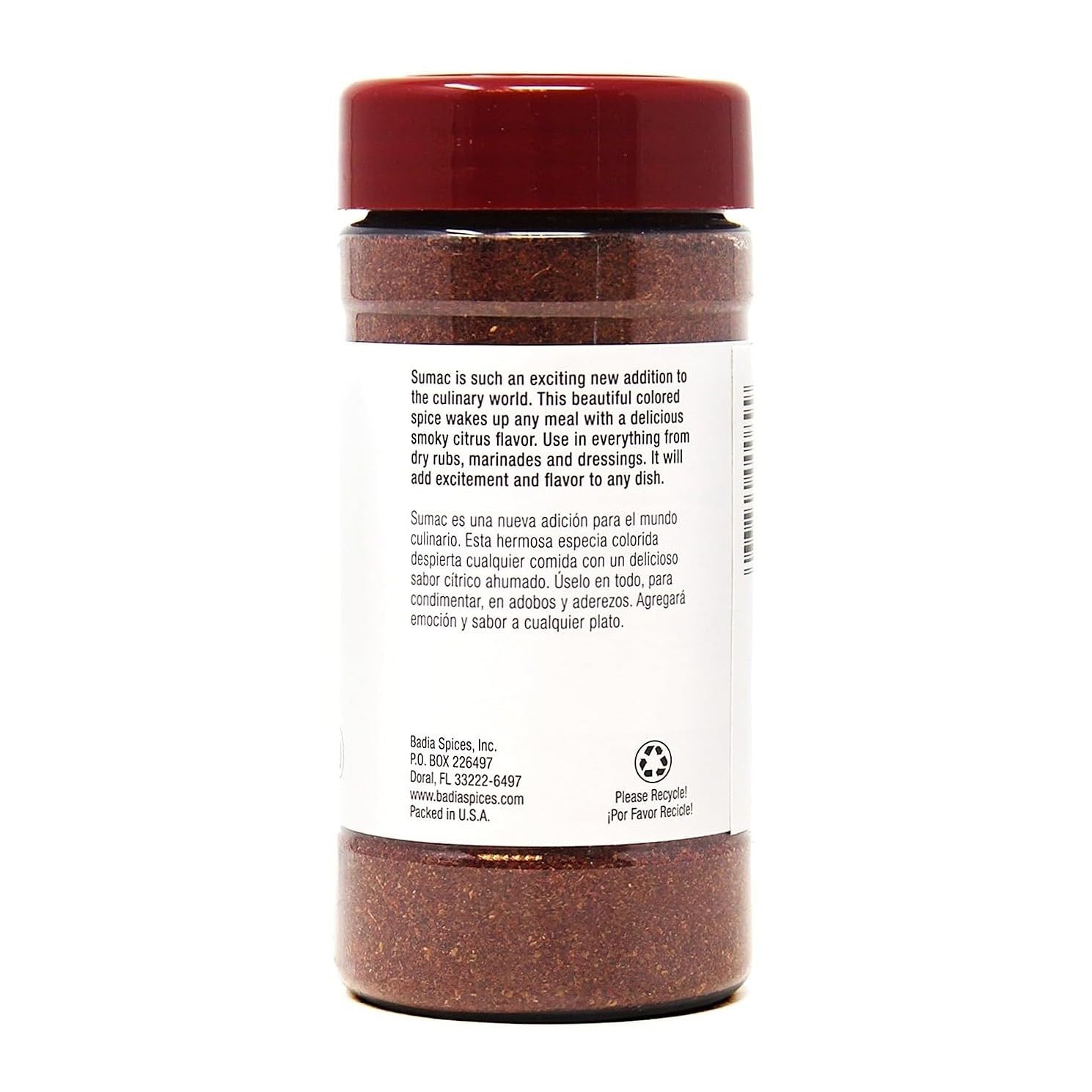 4.75 oz Jar Sumac Seasoning/ Smoky & Citrus/Ground/Powder/Spices/Kosher