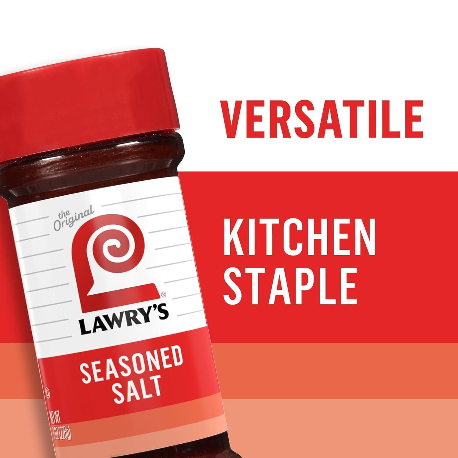 Lawry’s Seasoned Salt 8 oz – Enhance Meals with No MSG, Keto Approved