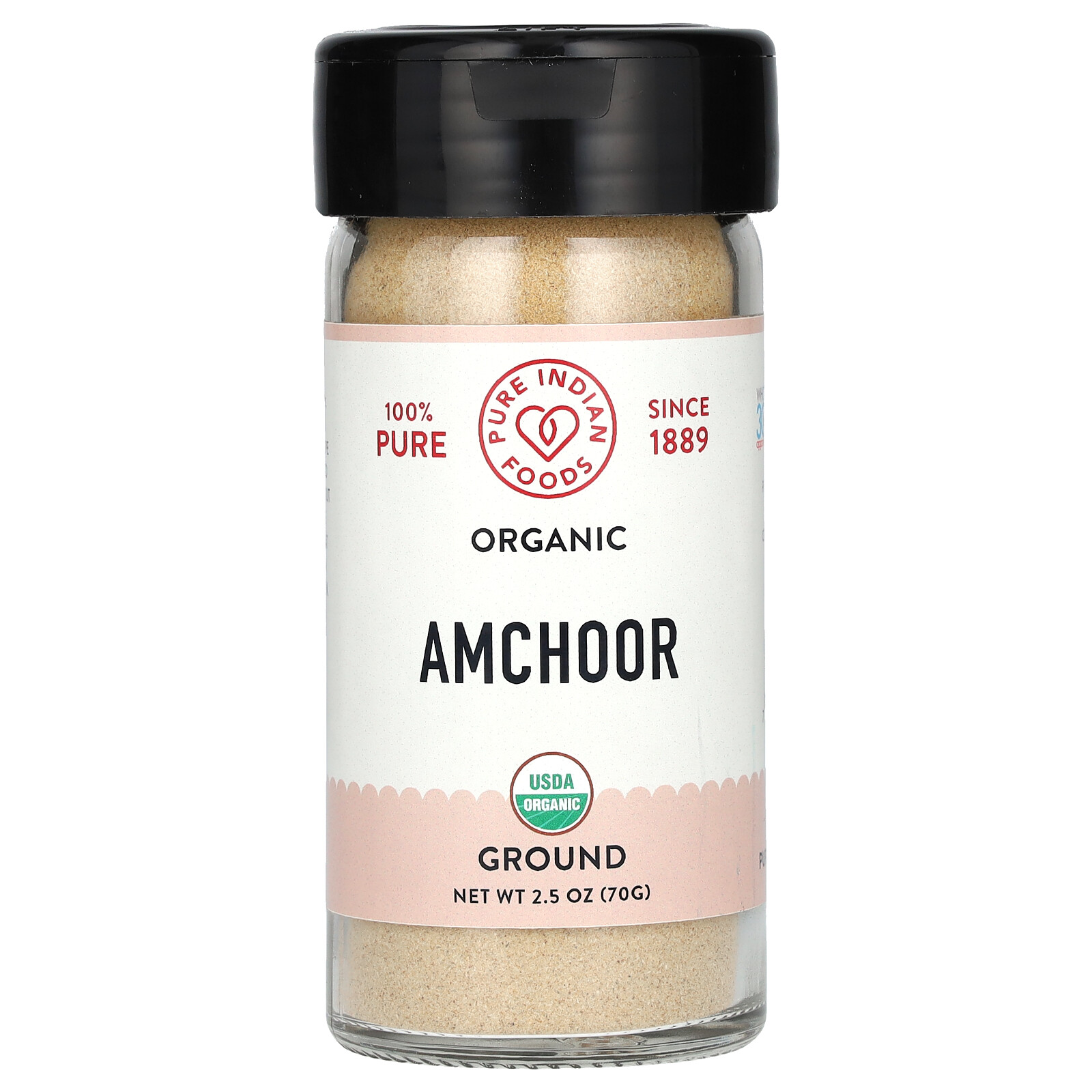 Organic Ground Amchoor, 2.5 oz (70 g)