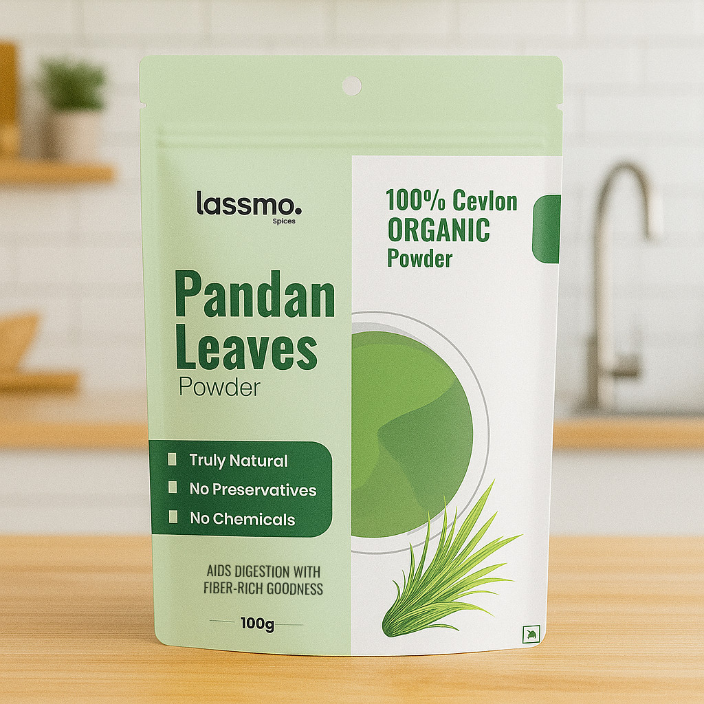 Ceylon Pandan Leaves Powder Pandanus Screw pine Herb Tea Aromatic Cooking Spice
