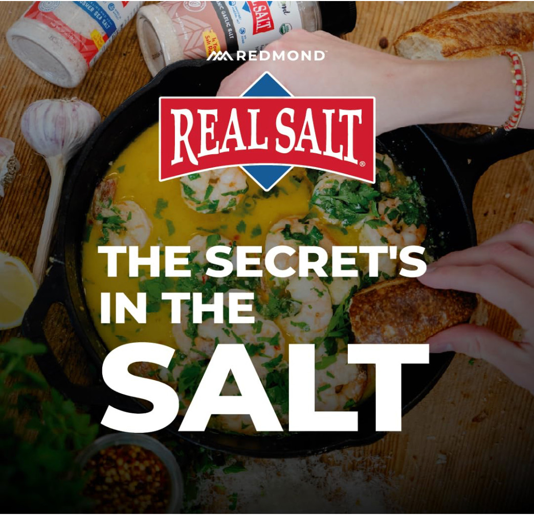 REDMOND Real Sea Salt – Natural Unrefined Gluten Free Fine, 26 Ounce Pouch (1 Pa