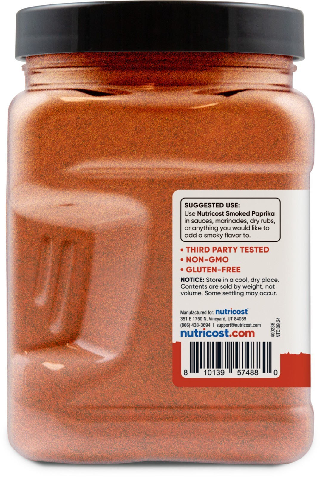 Nutricost Pantry Smoked Paprika (1 LB) – Bulk Smoked Paprika, Vegan, Gluten-Free