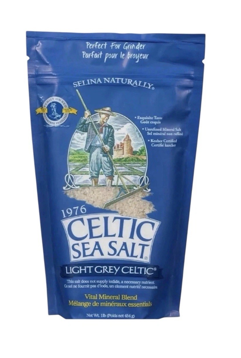Celtic Sea Salt Light Grey Celtic Unrefined Mineral Salt Hydration Electrolytes
