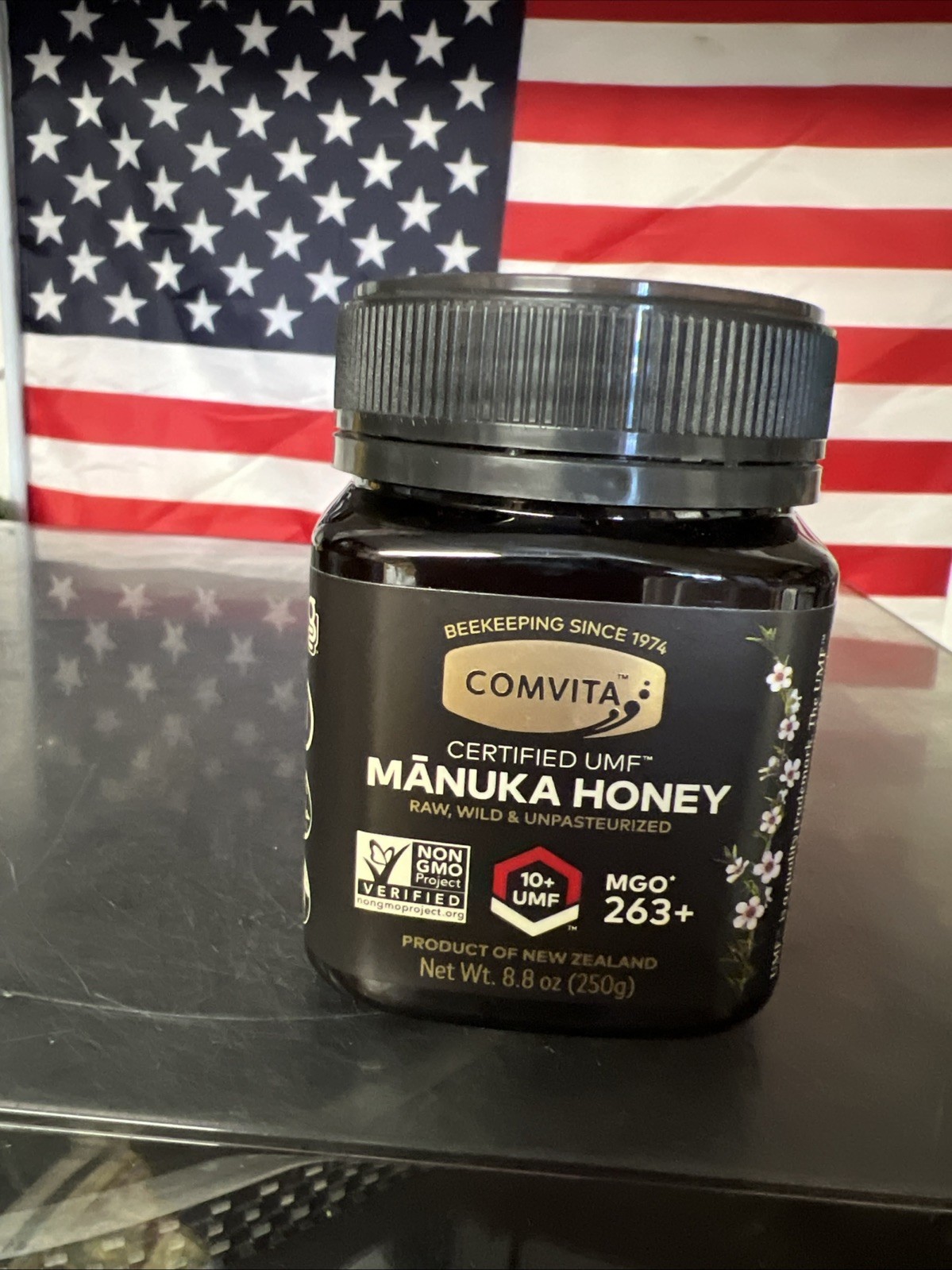 Comvita Raw Wild New Zealand Manuka Honey Certified UMF +10 MGO 263+ (250g)