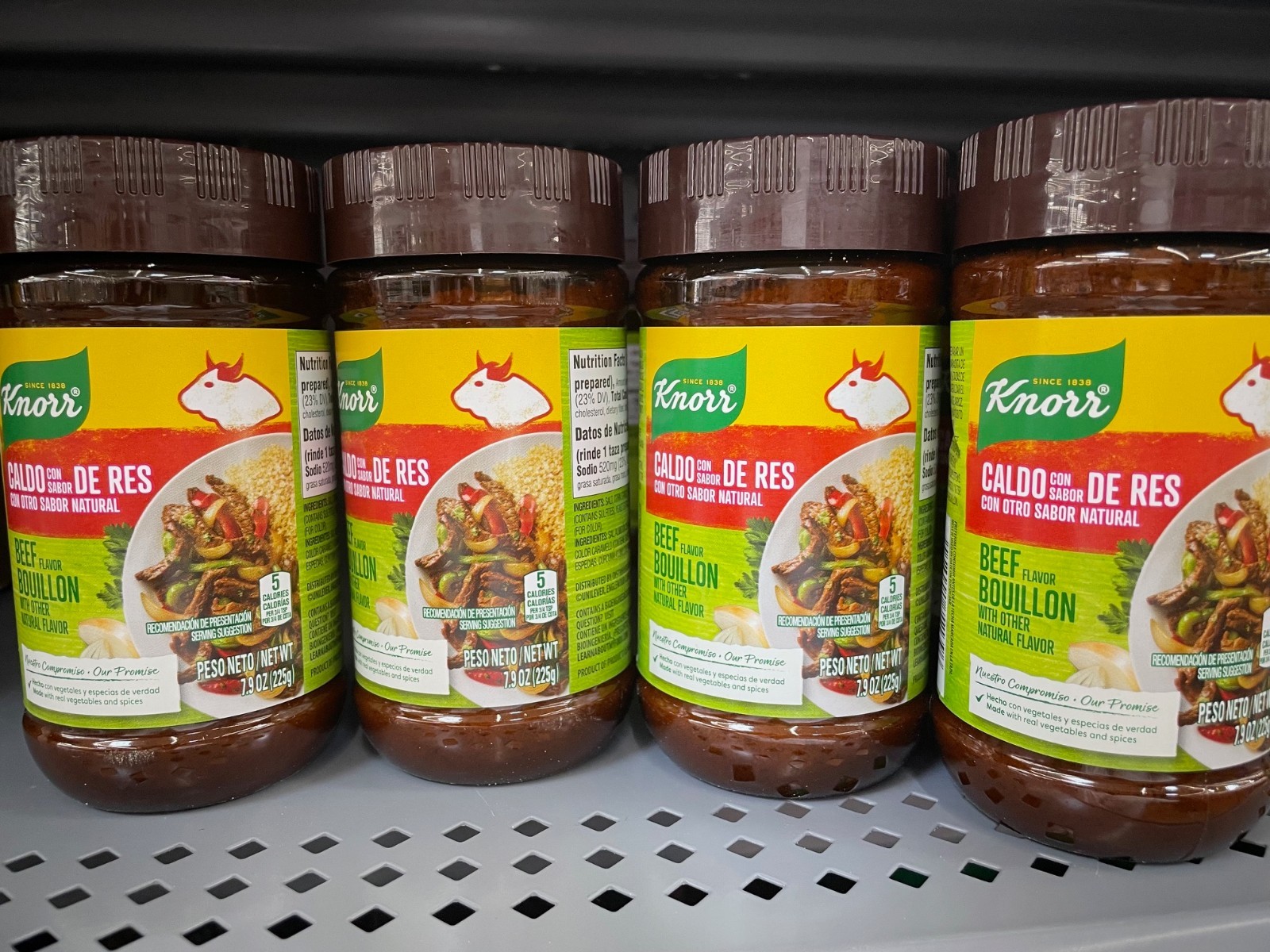 Knorr Beef Bouillon Paste 7.9 oz Jar – 3 Pack Shelf-Stable Granulated Beef Base