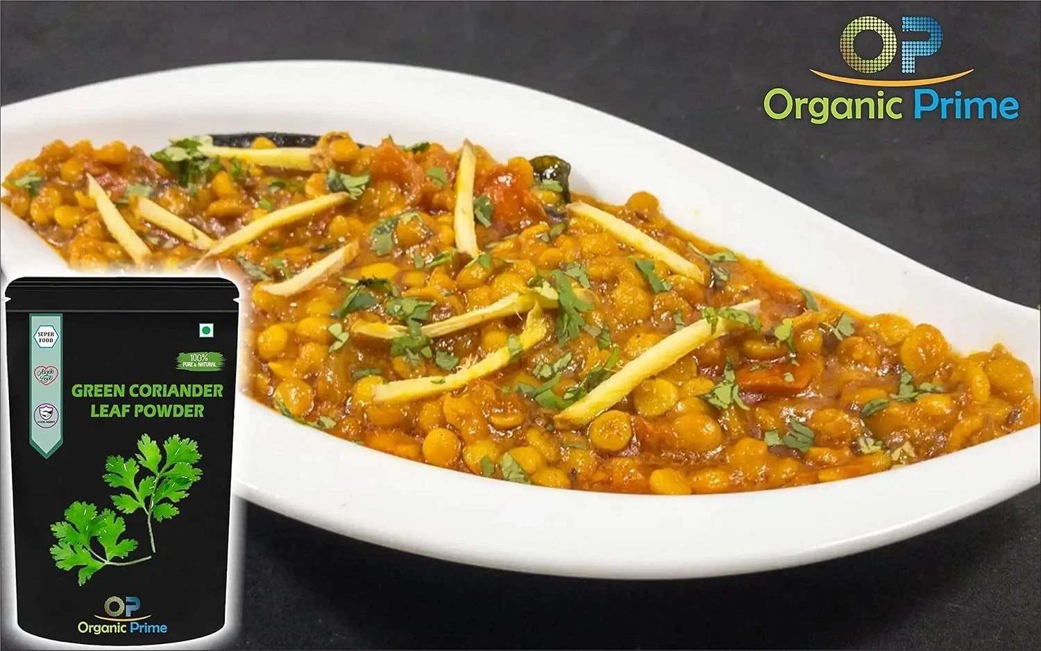 Organic Prime Coriander Leaf Powder Pure Dried Cilantro Herb Spice Seasoning