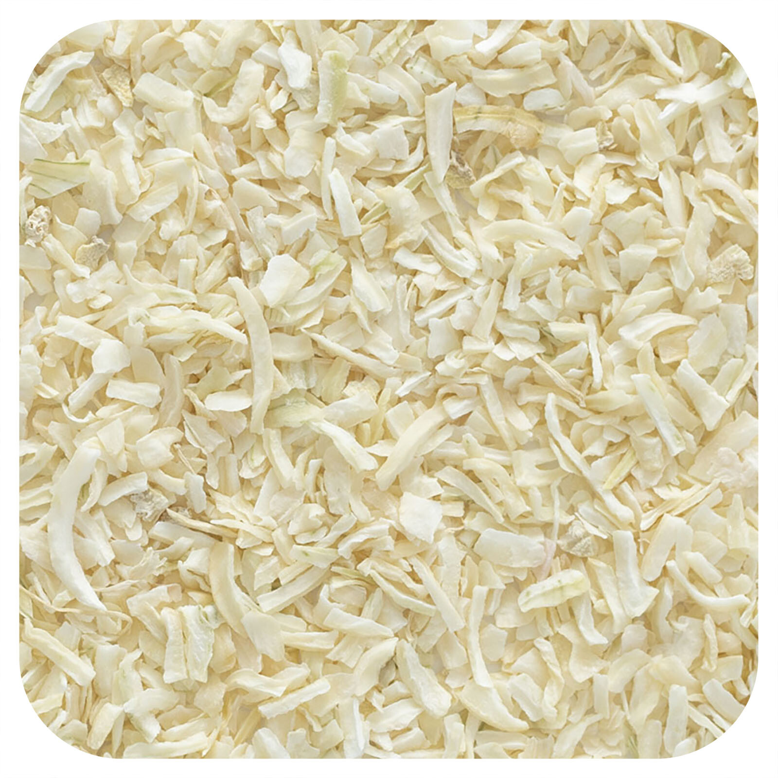Frontier Natural Products Organic Chopped White Onion 16 oz 453 g Kosher,