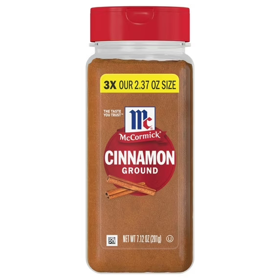 McCormick Kosher Ground Cinnamon, 7.12 oz Bottle….