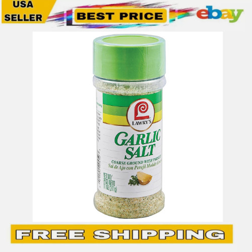 Lawry’s Coarse Ground with Parsley Garlic Salt 11 Oz