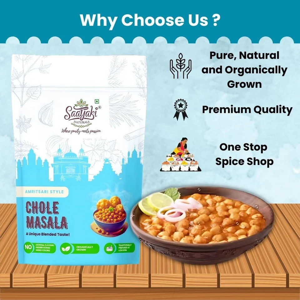 Saatyaki Naturals Amritsari Chole Masala -50gm