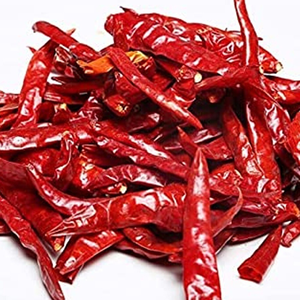 Indian Spices Masale Red Chilli Laal Mirch Sabut Pure Organic 250 gm C107