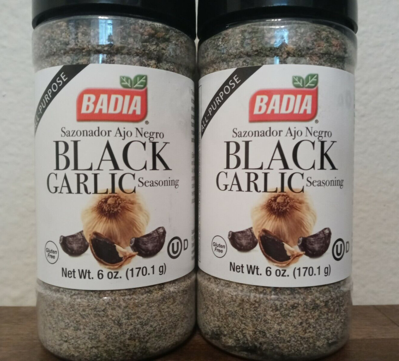 Badia® Black Garlic Seasoning / Ajo Negro 6 oz (2 Pack) Kosher & Gluten Free