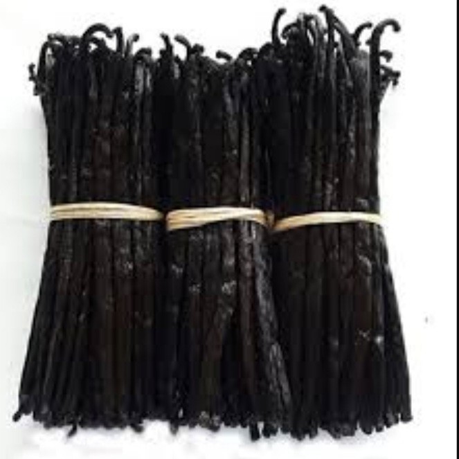 Fresh sri lanka Grade A Organic Bourbon Vanilla Beans 10 pods free shipping