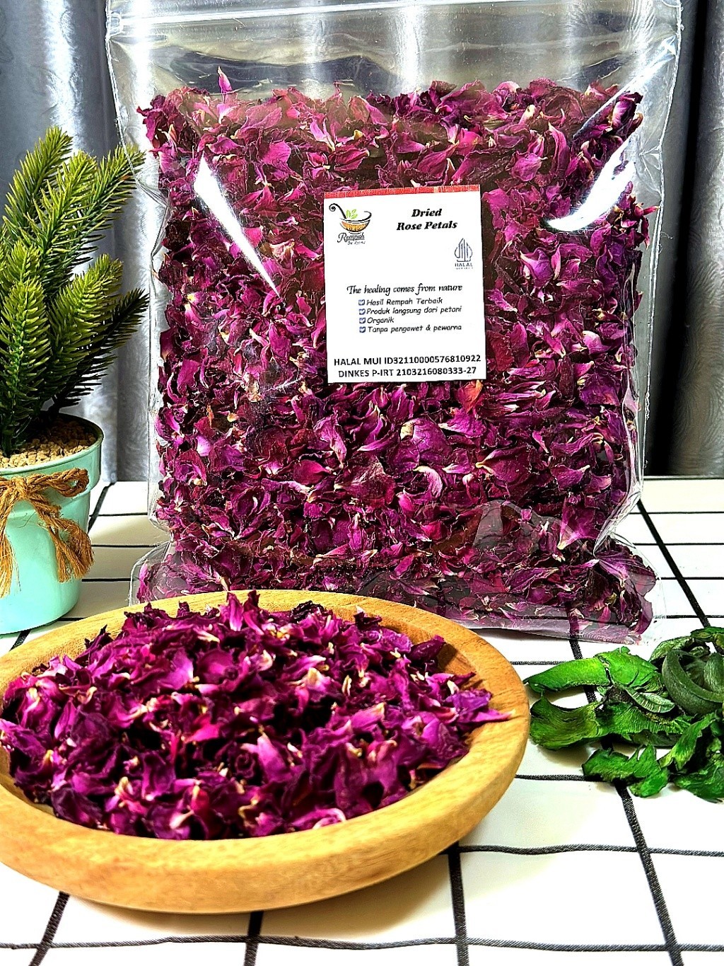 Dried Rose Petals 500g Export Quality Floral Tea Garnish Potpourri Aroma Ritual